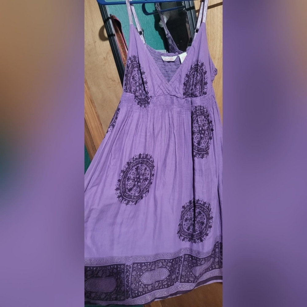 Purple hippie dress